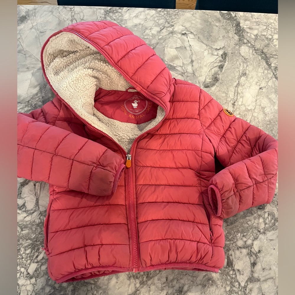 SAVE THE DUCK Kids Puffer Jacket - Red